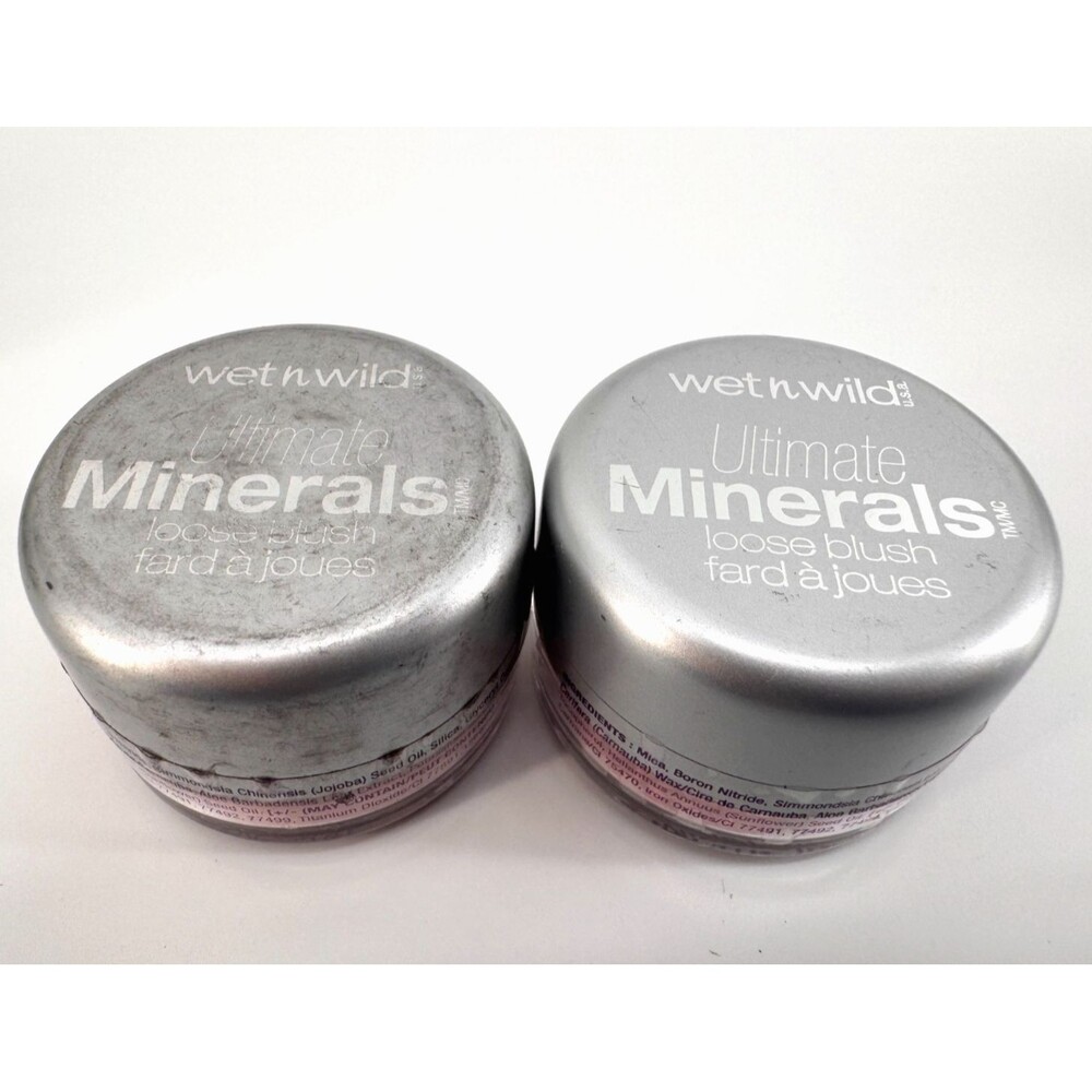 2x Wet n Wild Ultimate Loose Blush #163 Pinched Pink & #164 Purely Mauve Makeup